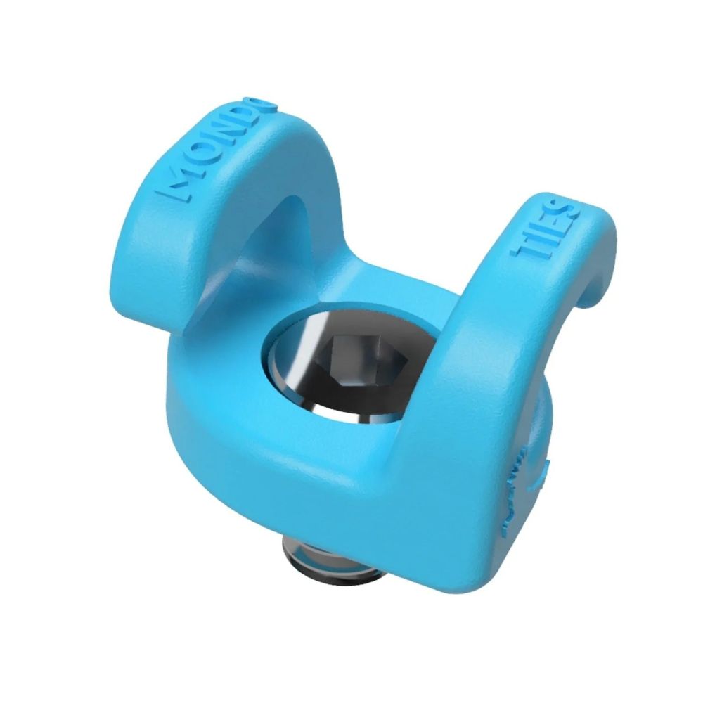 Mondo Ties Azul Kondor Clips de gestión de cables para cámaras (1/4"-20) (Paquete de 5 / Azul Kondor)