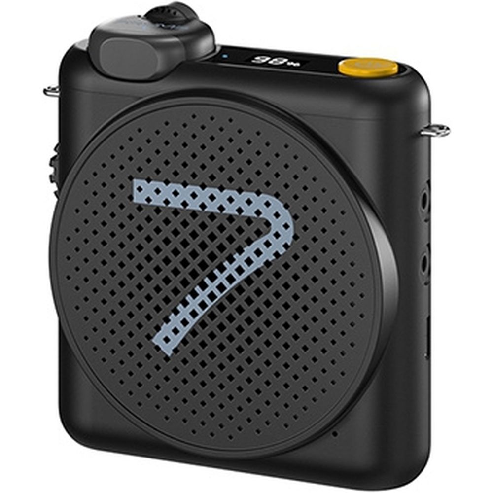 Altavoz de presentación 7Ryms con micrófono inalámbrico - Negro