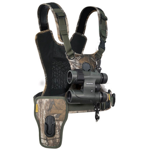 Arnés para cámara Cotton Carrier para 1 cámara + 1 reproductor Realtree XTRA Camo
