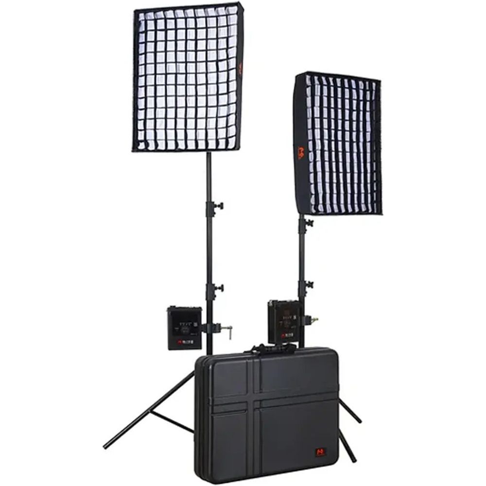 Conjunto de paneles LED RGB flexibles Falcon Eyes RX-718 III-K2