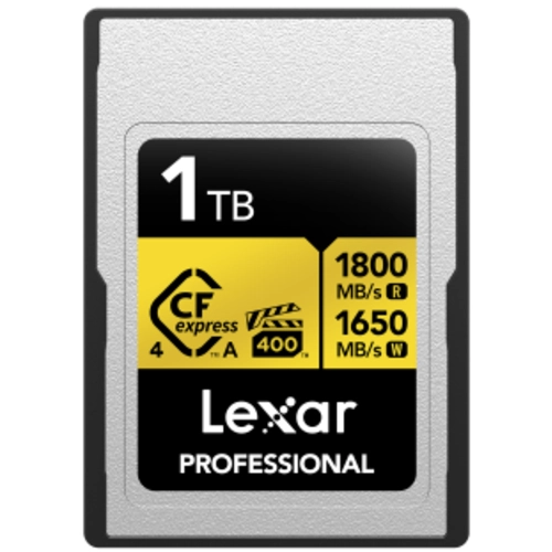 Lexar Professional Gold 4.0 Tarjeta CFexpress Tipo A VPG400 R1800/W1650 MB/s – 1TB