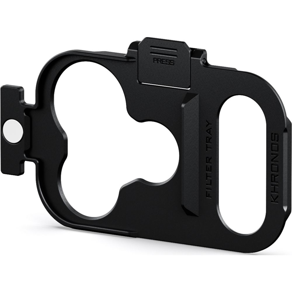 Bandeja de filtro de liberación rápida Tilta Khronos para iPhone 17 Pro (negro)