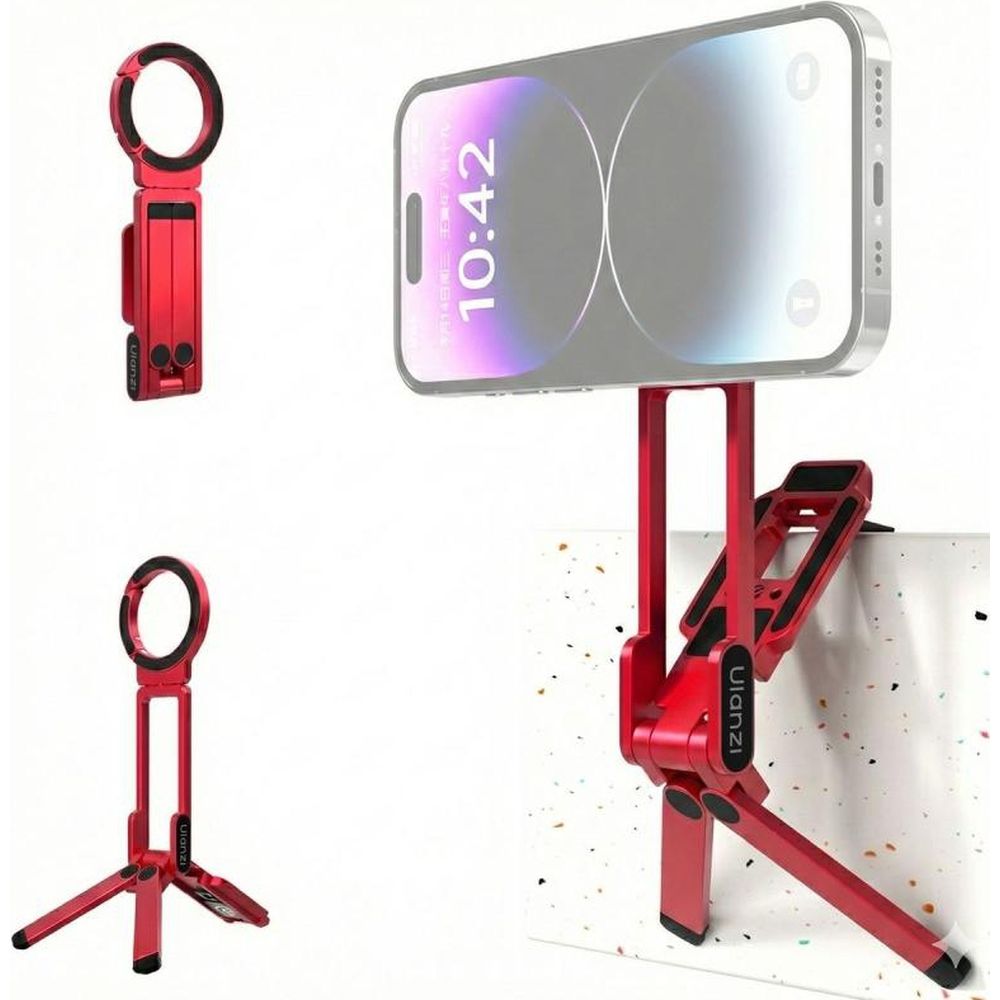 Soporte para fotografía de teléfono móvil Ulanzi MA38 MagLock (rojo)