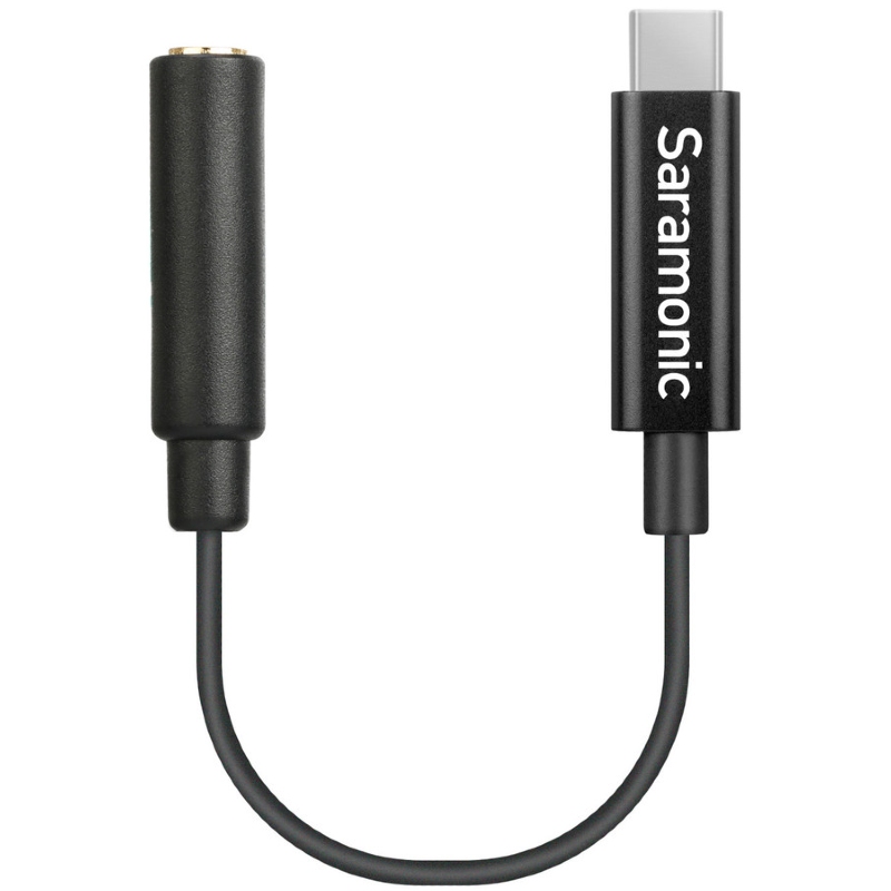 Adaptador Saramonic SR-C2007 de 3,5 mm a USB-C