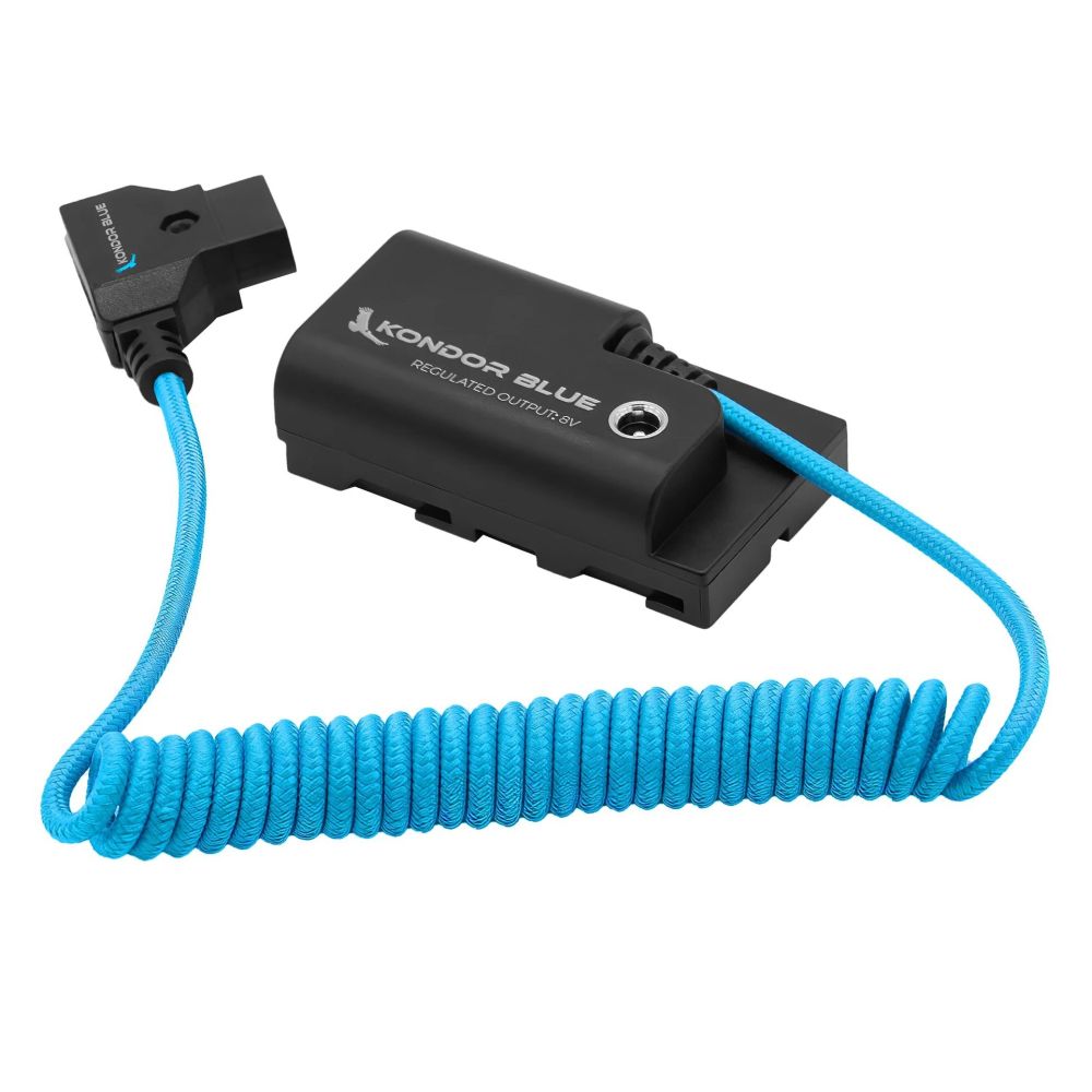 Kondor Blue D Tap a cable NPF de batería ficticia serie L de Sony
