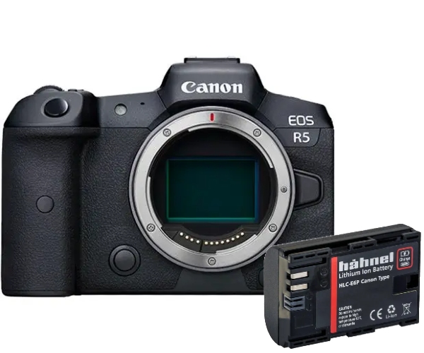 Canon EOS R5 cuerpo + batería Hahnel LP-E6P