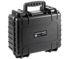B&W outdoor.cases tipo 3000 zwart + verdeler