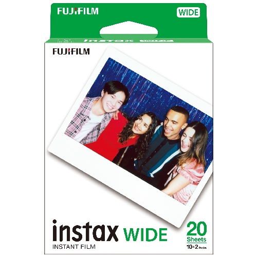Paquete Fujifilm INSTAX WIDE Colorfilm Brillante 10X2