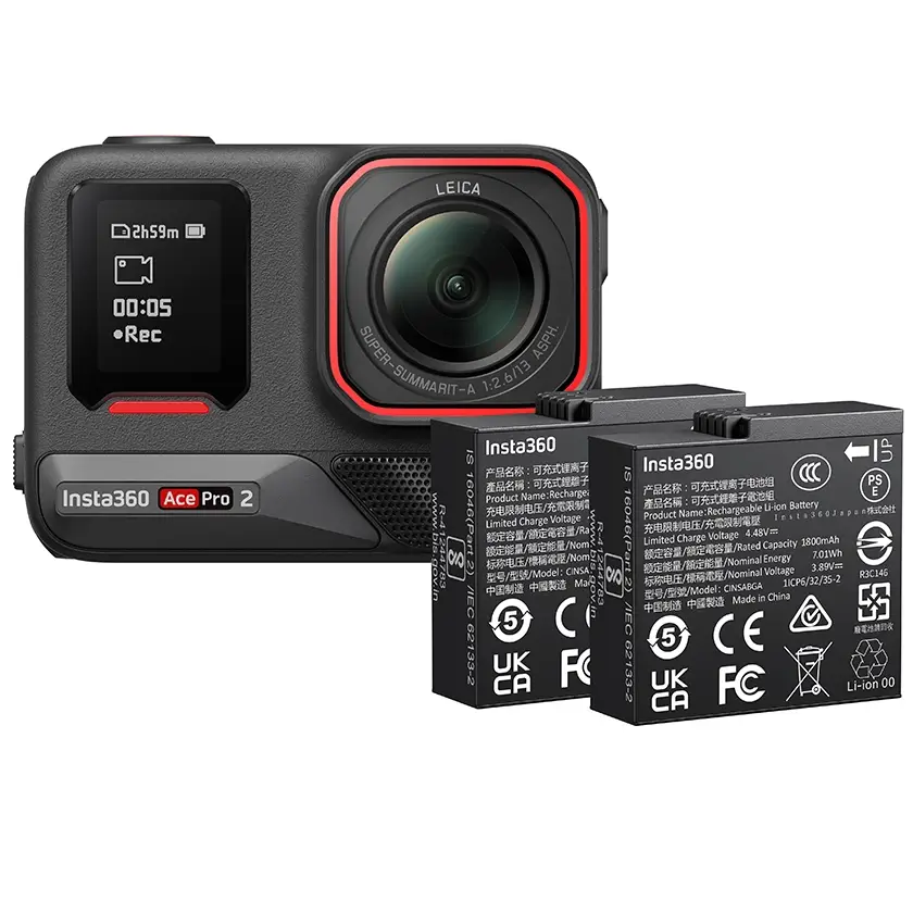 Insta360 Ace Pro 2 con doble batería