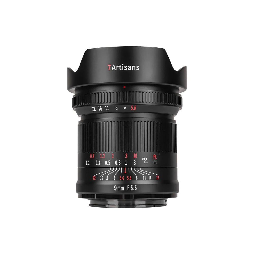 7artisanos 9 mm F/5,6 (montura Canon EOS-R), negro