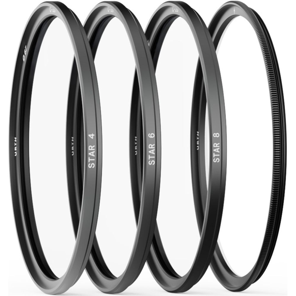 Kit de filtros magnéticos estelares Urth Plus+ de 62 mm (4, 6 y 8 puntos)
