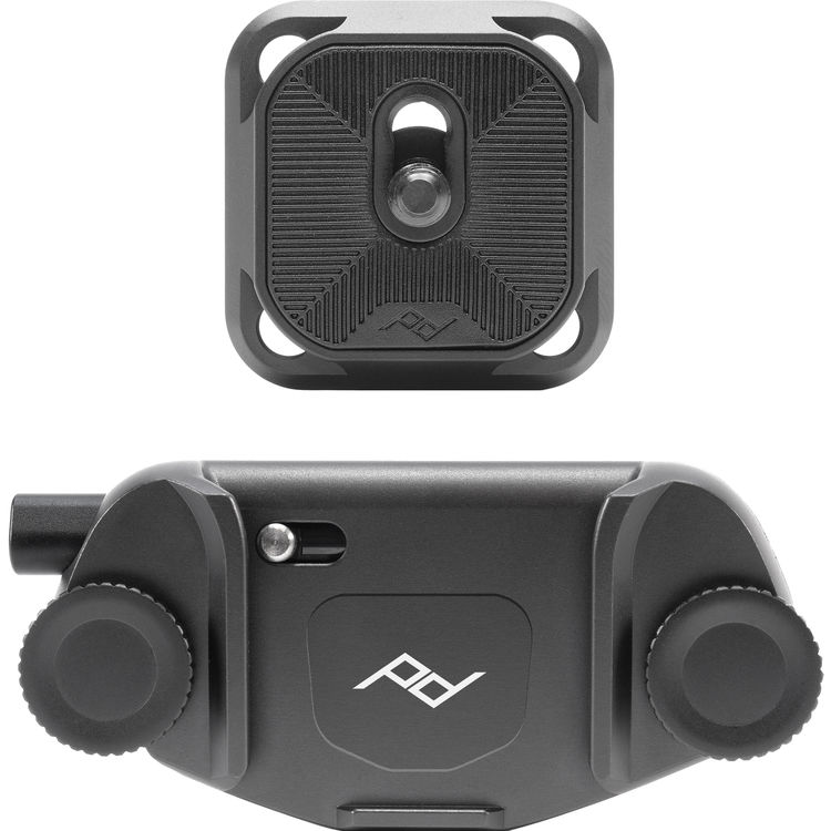 Peak Design Capture Camera Clip V3 Negro + Placa