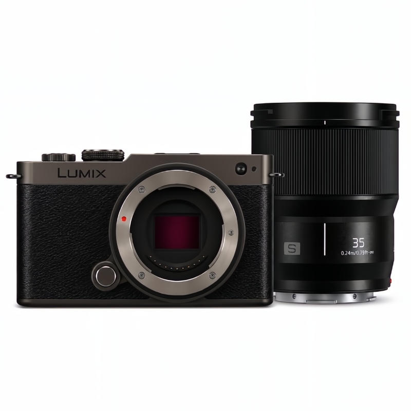 Panasonic Lumix S9 Cuerpo negro titanio + Lumix S 35mm F/1.8