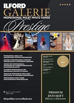 Ilford GALERIE Prestige Premium Matt DUO A4 50 hojas