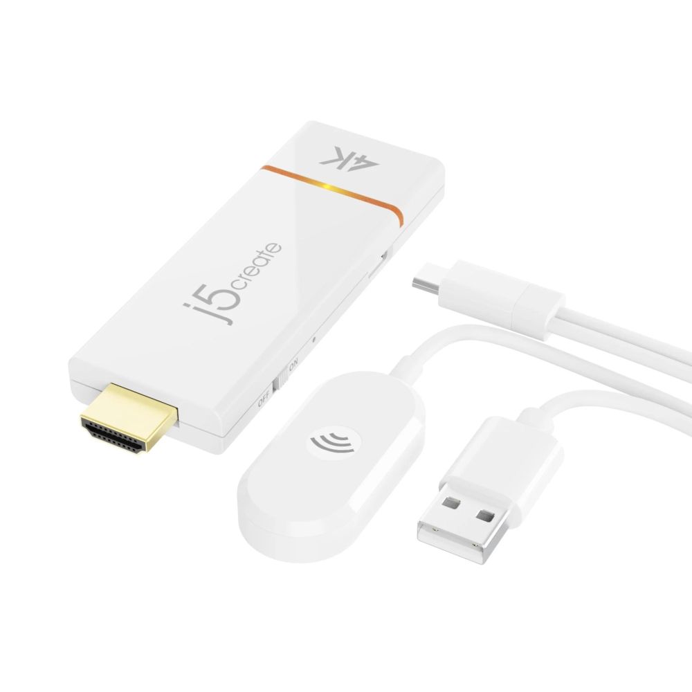 j5create Adaptador de pantalla inalámbrico Screencast 4K