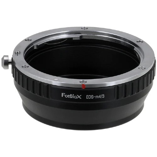 Adaptador de montura de objetivo Fotodiox - Objetivo D/SLR Canon EOS (EF / EF-S) a cuerpo de cámara sin espejo con montura Micro Cuatro Tercios (MFT, M4/3)