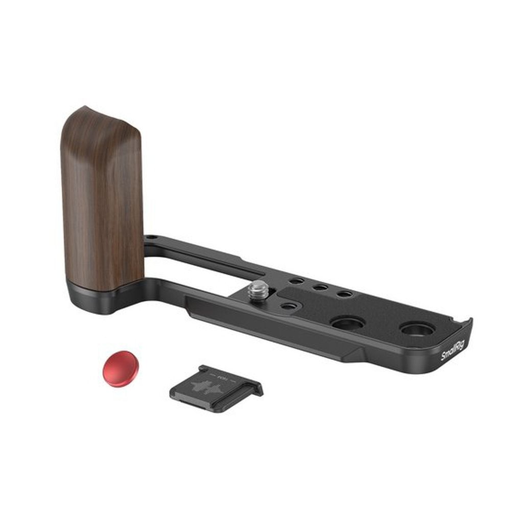 SmallRig 4805 Empuñadura de madera en forma de L para Fujifilm X100VI / X100V, negra