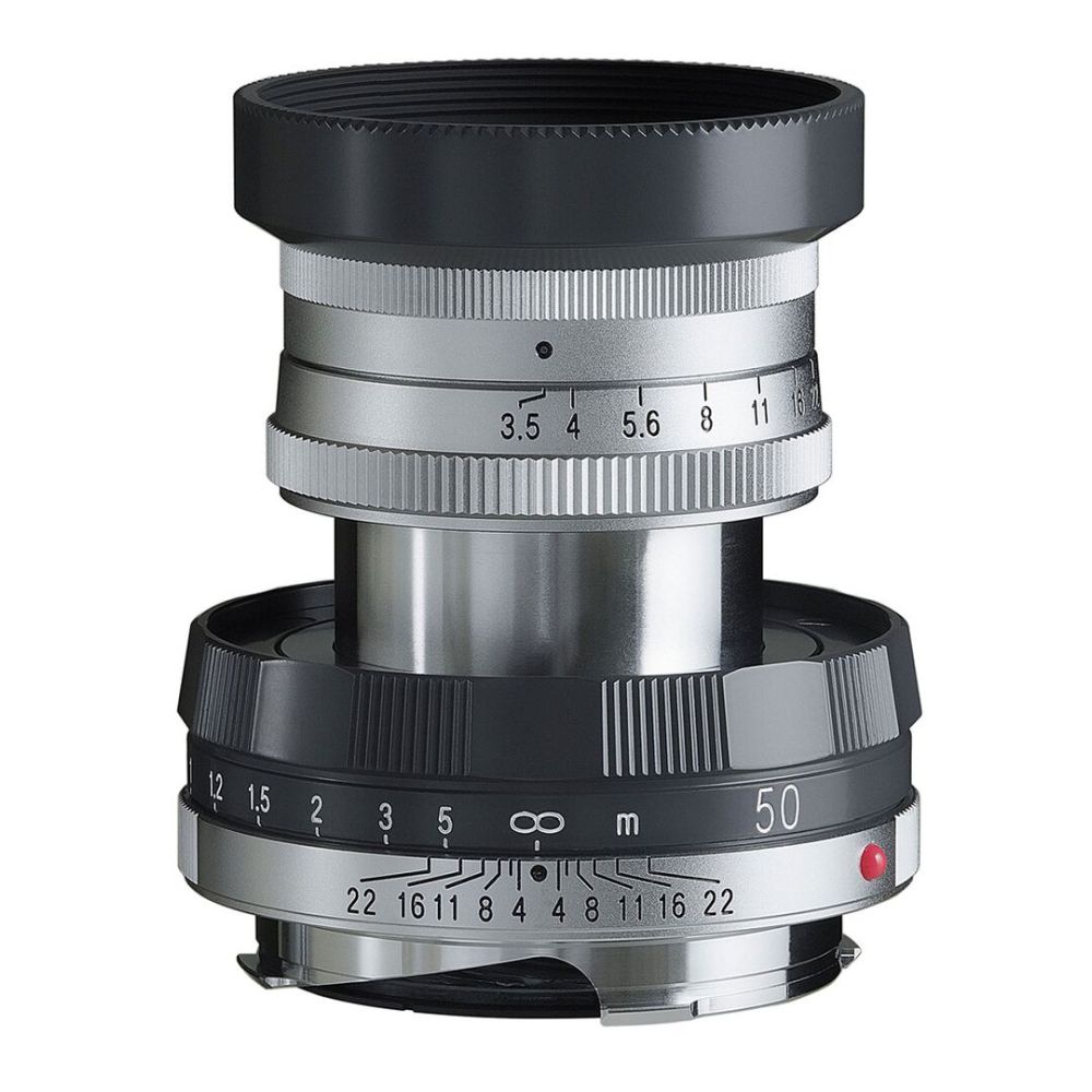 Voigtländer Lanthar 50mm F/3.5 Tipo I Leica montura M, gris
