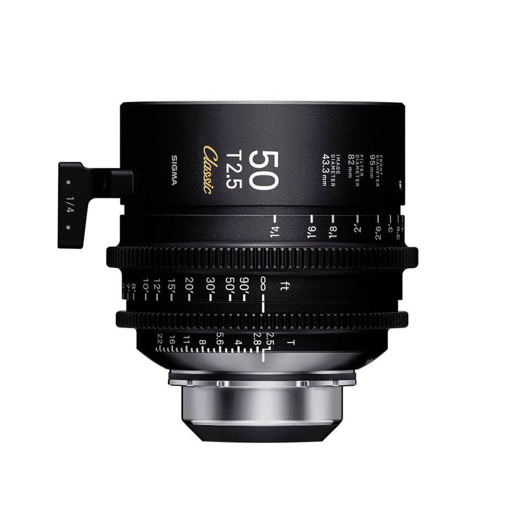 Sigma 50 mm T2.5 FF Classic F/AP2 (métrico) PL métrico, i/Technology
