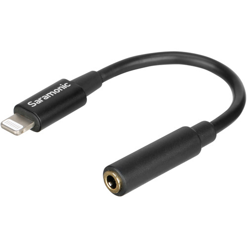 Saramonic SR-C2002 3.5mm TRRS a Lightning adaptador cable (6cm)