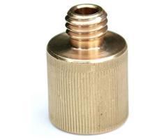 Adaptador de tornillo Rycote Brass de 3/8 pulgadas M a 5/8 pulgadas F