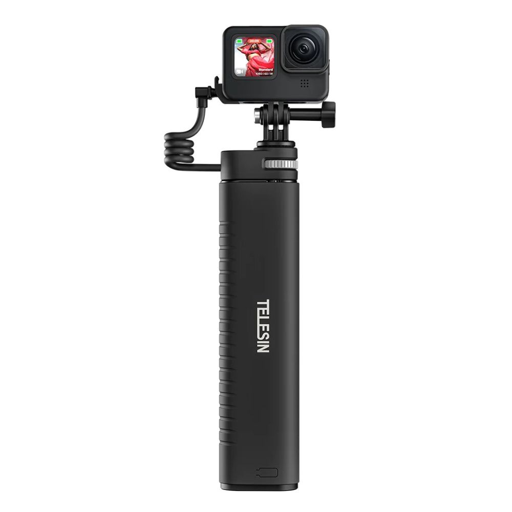 Selfie stick Telesin para GoPro con power bank de 10.000 mAh
