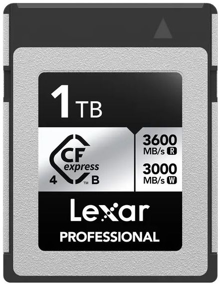 Lexar Professional Silver 4.0 Tarjeta CFexpress Type B R3600/W3300 MB/s – 1TB
