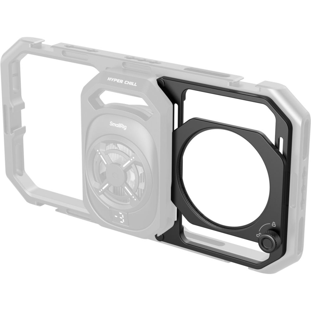 Adaptador de filtro roscado SmallRig 5277 de 67 mm con parasoles desmontables para soporte universal para teléfono (4299B)