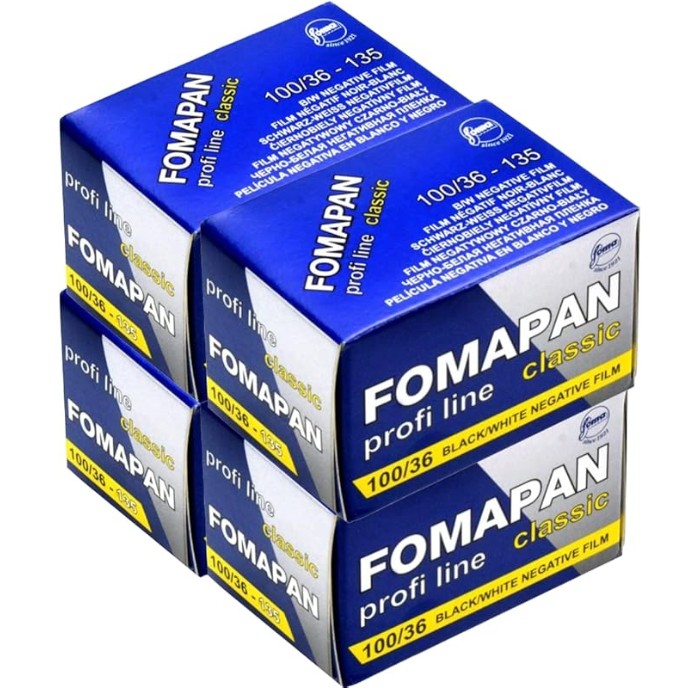 Fomapan Classic 100 135/36 caja de película de 4 piezas