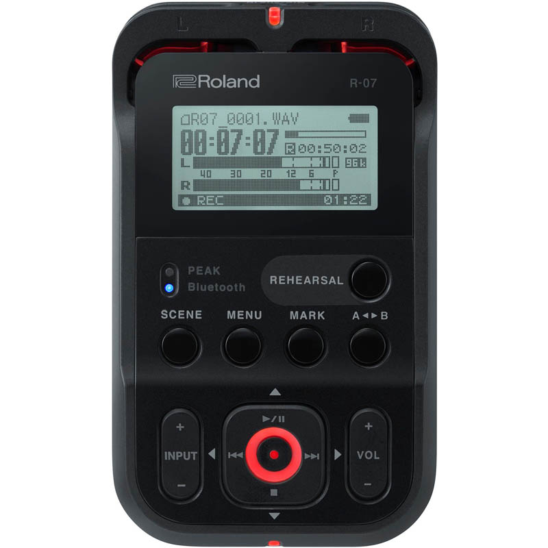 Grabadora de campo Roland R07 B zwart