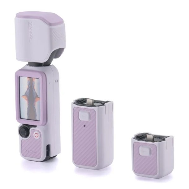 Funda protectora de silicona Tilta para DJI Osmo Pocket 4 Power Kit - Morado lila
