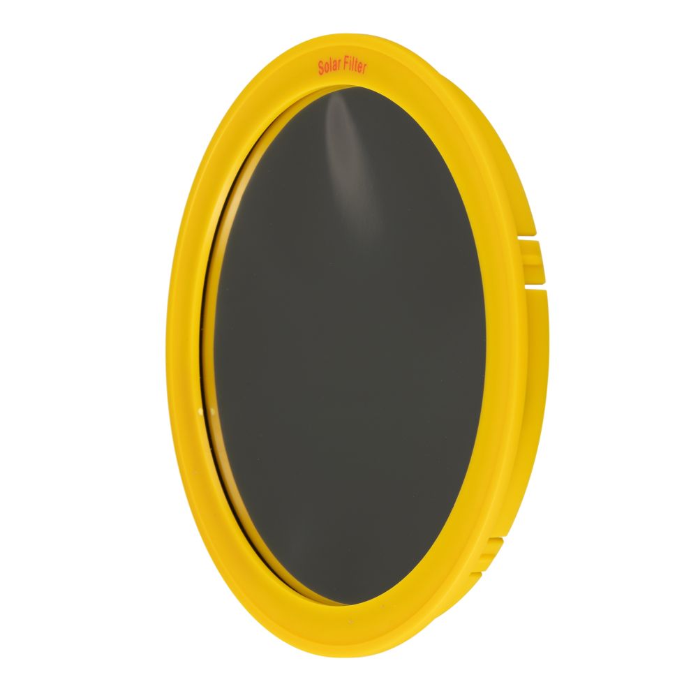 Filtro solar Bresser de 138,2 mm para telescopios con aspecto de carbono
