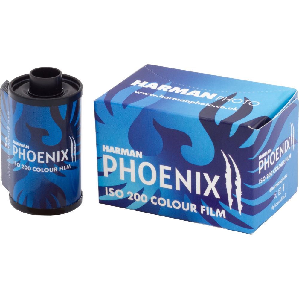 Película en color Harman Phoenix II 200 de 35 mm/24 EXP