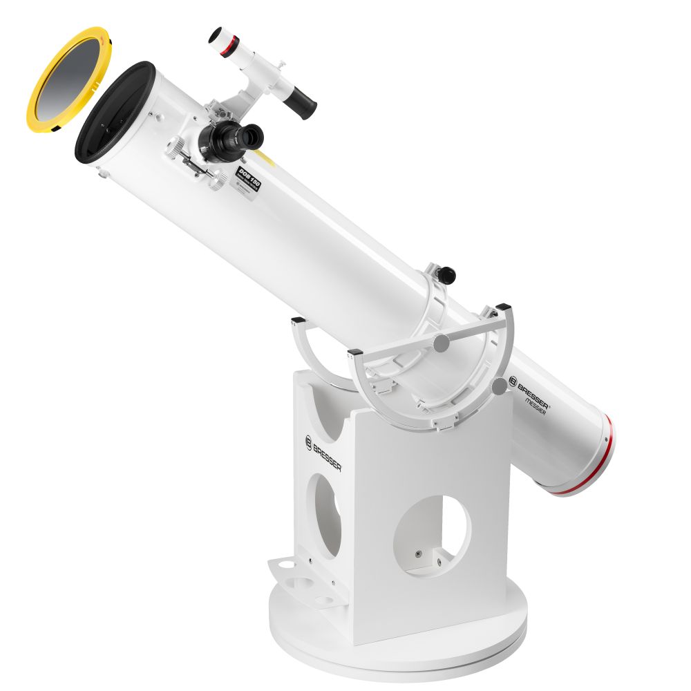 Bresser Messier Telescopio planetario Dobson de 6" con filtro solar