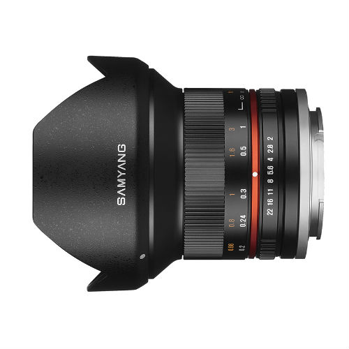 Samyang 12mm F2.0 NCS CS Fuji X Negro