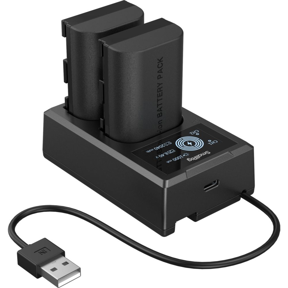 Kit de batería y cargador SmallRig 5409 para cámara Canon LP-E6P