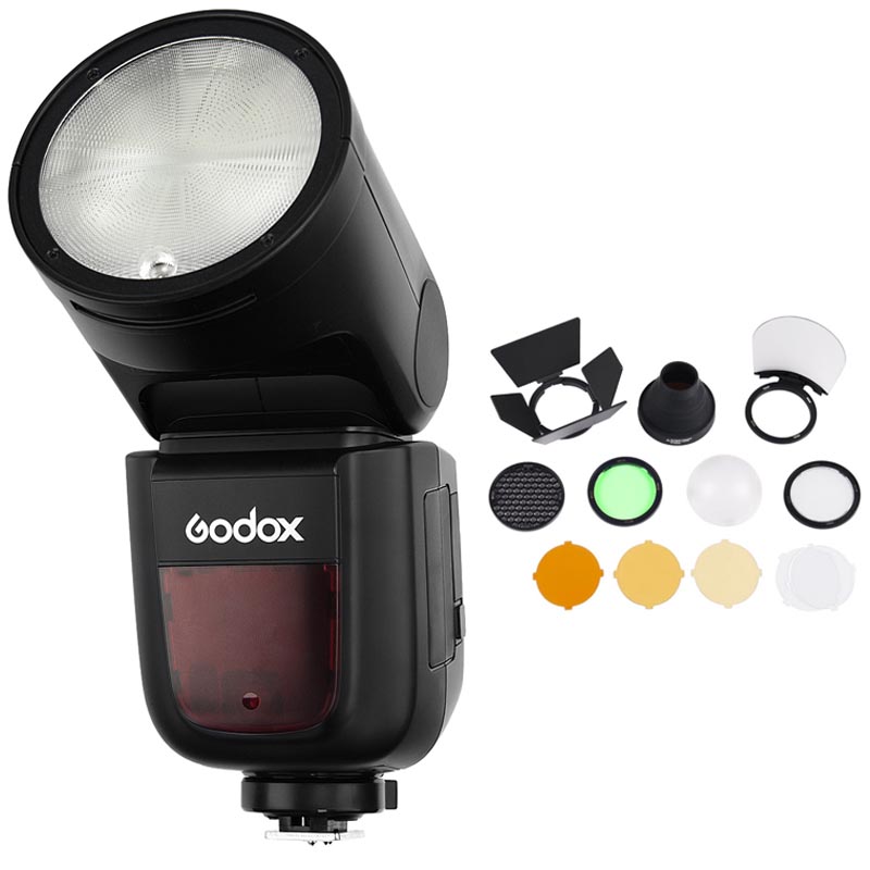 Kit de accesorios Godox Speedlite V1 Fujifilm