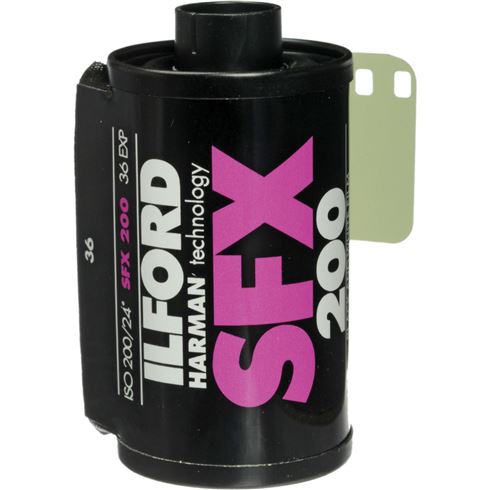 Ilford SFX 200 Infra Rojo 36 Exp 35mm película 