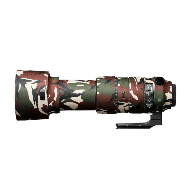 easyCover Lente Roble para Sigma 60-600 mm f/4,5-6,3 DG OS HSM S Camuflaje Verde