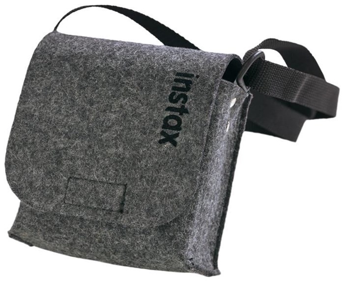 Bolsa Fujifilm INSTAX mini 70 gris con correa de transporte