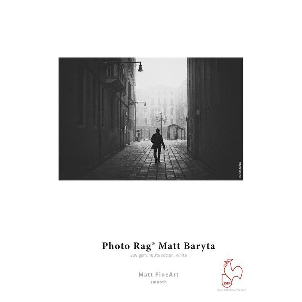 Hahnemühle Photo Rag Matt Baryta 308g A3+ Caja 25 hojas