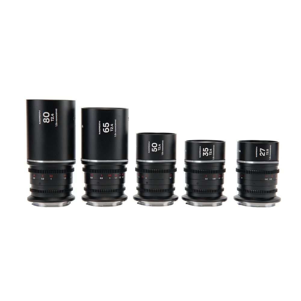 Lente Laowa Nanomorph 80mm T2.4 1.5x S35 (Plata) Montura L