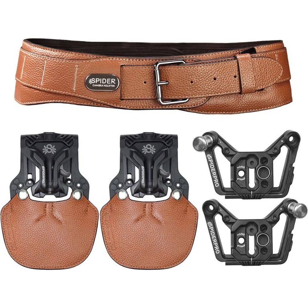 Sistema de cámara dual Spider SpiderPro V3, marrón