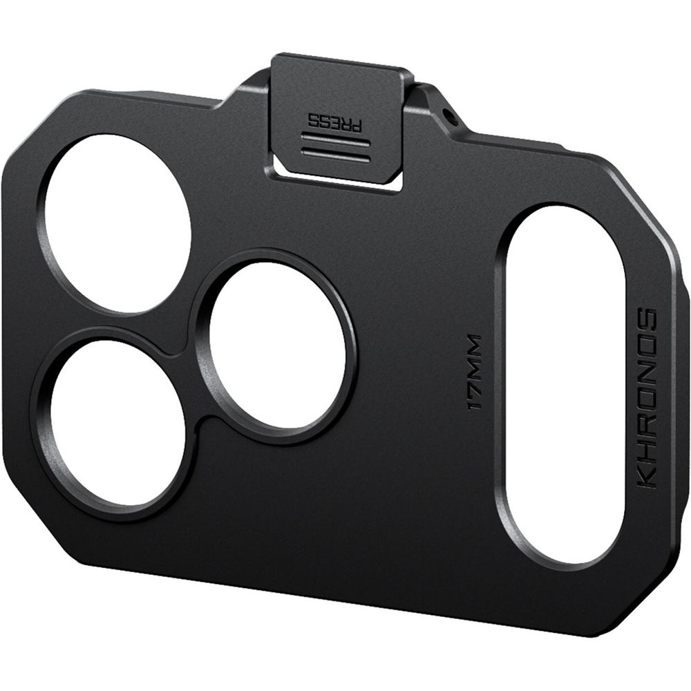 Adaptador de lente Tilta Khronos de 17 mm con rosca para iPhone 17 Pro Max - Gris espacial
