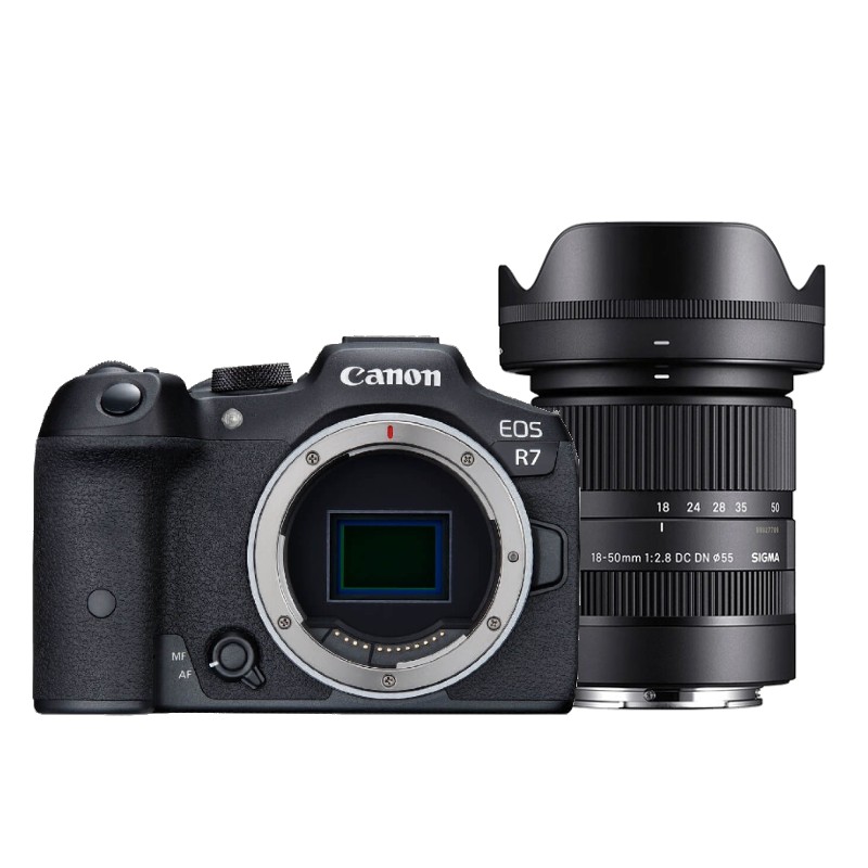 Canon EOS R7 + SIGMA 18-50mm F/2.8 DC DN Montura Canon RF